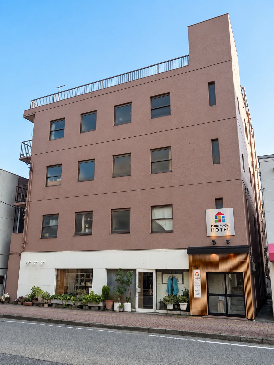 ふるまちHOTEL 鍛冶小路の建物全景